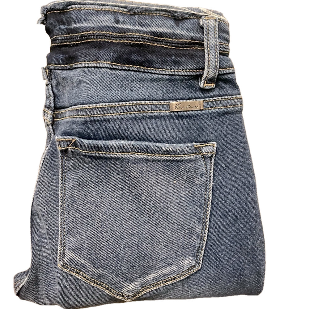 KANCAN HIGH WAISTED JEANS size 5 cropped dark wash denim cropped skinny ankle - Picture 8 of 9
